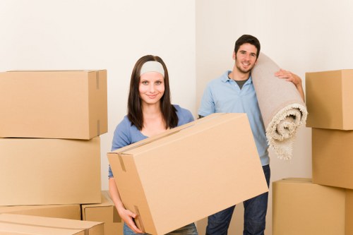 Tailored moving services in Haringey with packed boxes