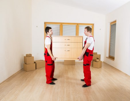 Professional team handling deliveries with care